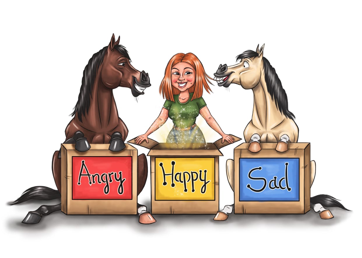 Illustration for the project Reading Horse Feelings