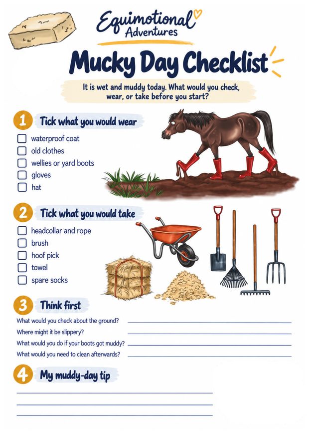 Mucky Day Checklist Mini Adventure cover
