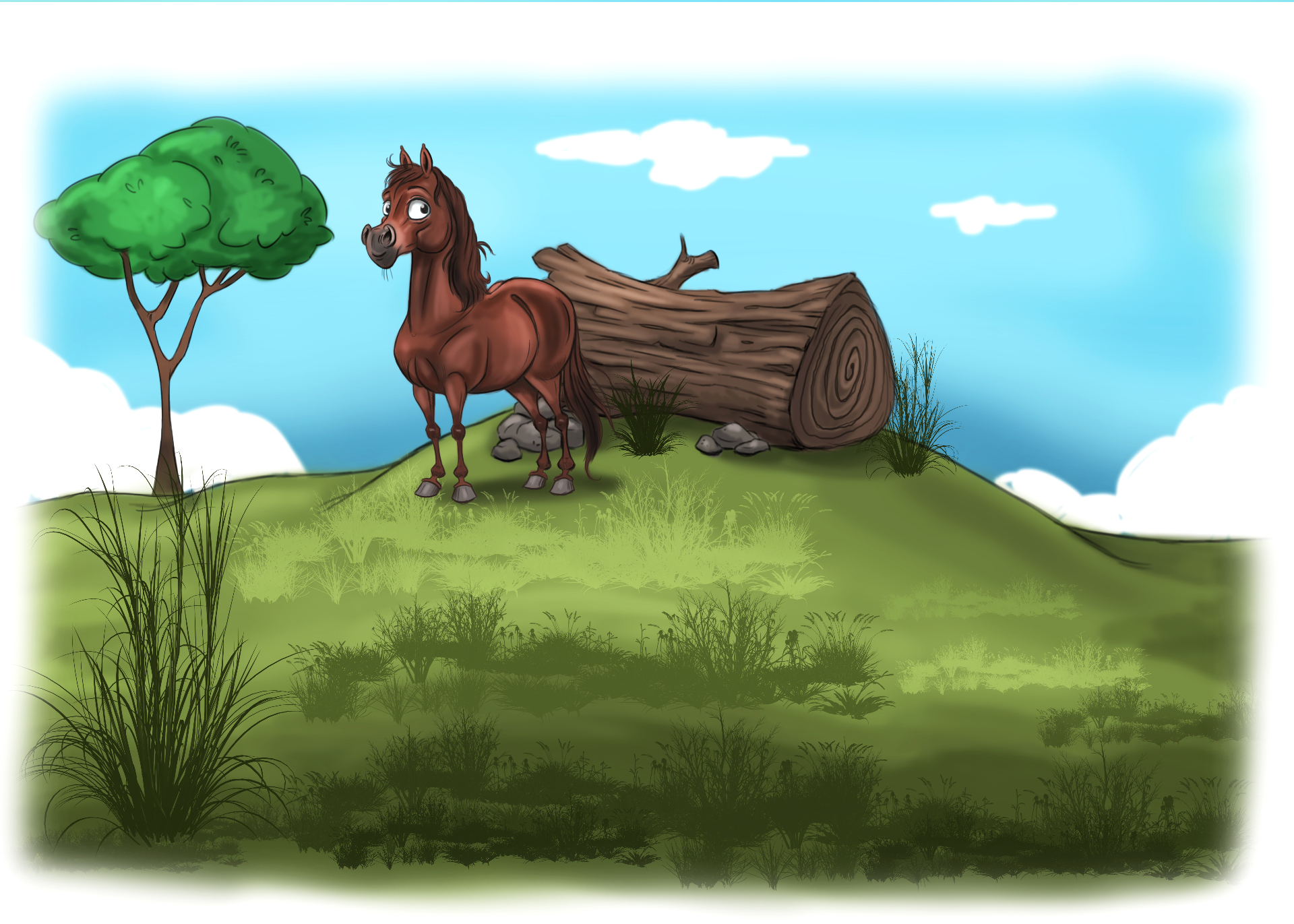 Illustration for the project Courage and Confidence with Horses