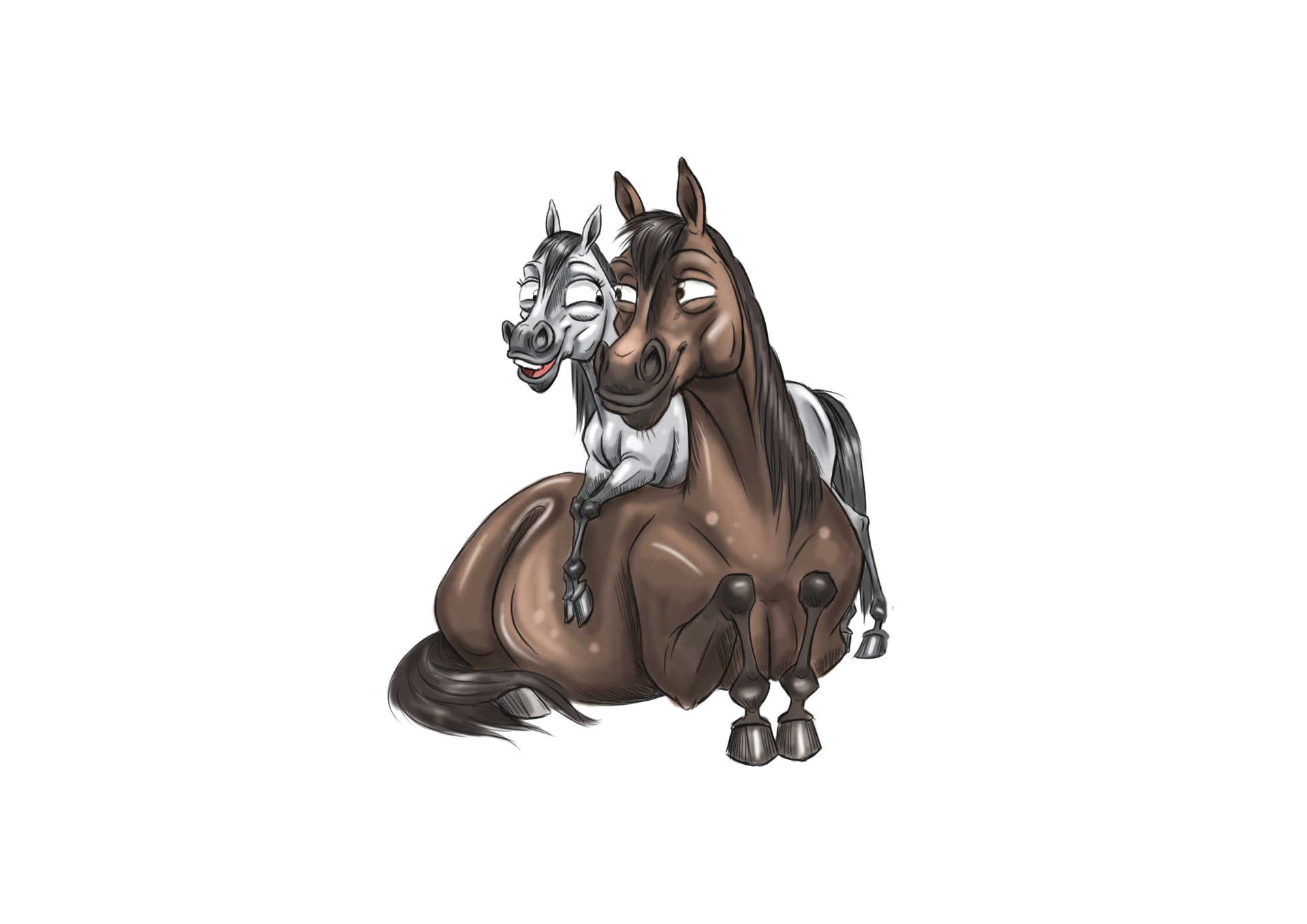 Illustration for the project Fret the Anxious Pony