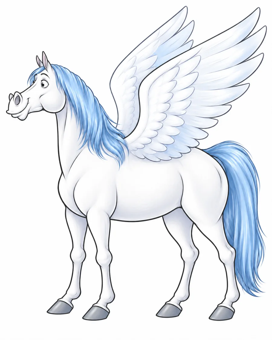 Illustration for the project Pegasus: Map a Mythical Journey